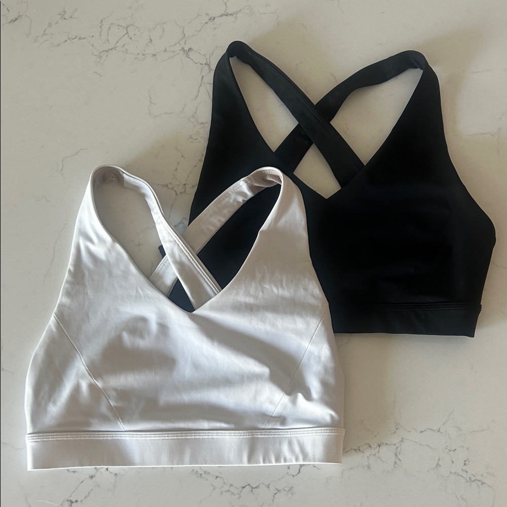 Lululemon Envital Sports Bra - Black & White